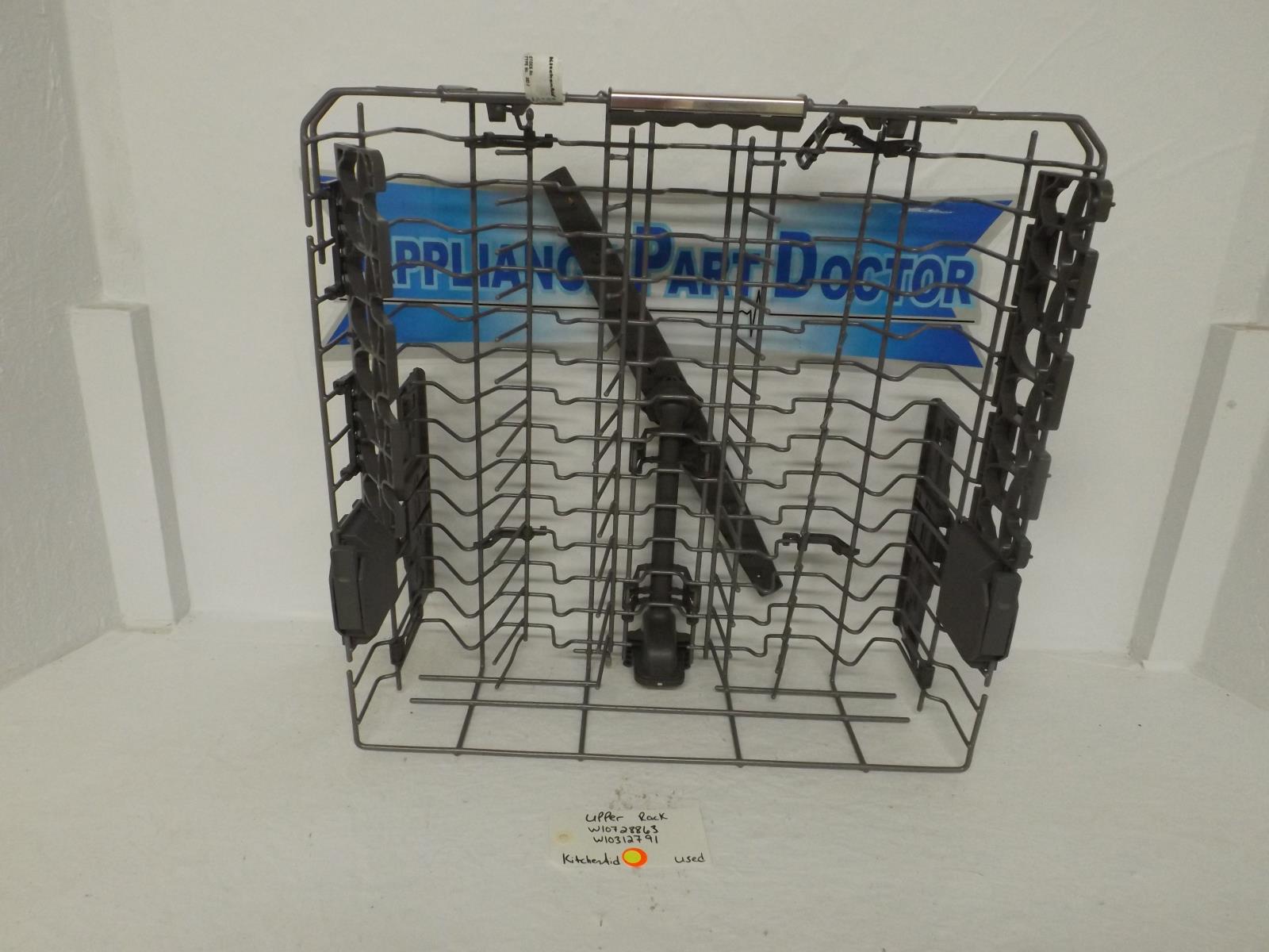 KitchenAid Dishwasher W10728863 W10312791 Upper Rack Used KitchenAid Dishwasher W10728863 W10312791 Upper Rack Used